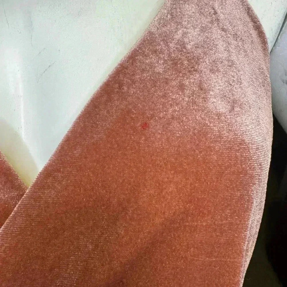 Lulus whimsical romance pink velvet faux-wrap maxi dress slits size medium.#67 - Picture 12 of 12